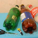 Рыбки из пластиковых бутылок